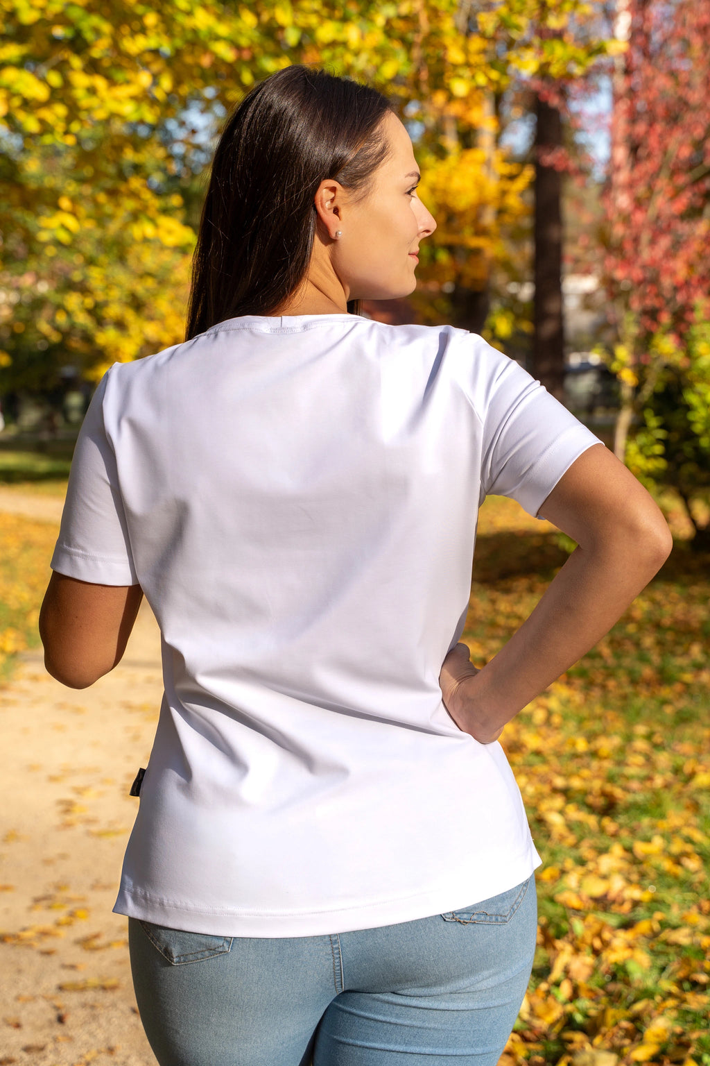 Ammetopp med behagelig passform og litt lengre bakside